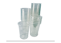 Ambalaza plastična-čaše providne